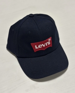 boné Levi's logo central marinho