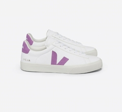 TÊNIS VEJA CAMPO CHROMEFREE LEATHER WHITE MULBERRY