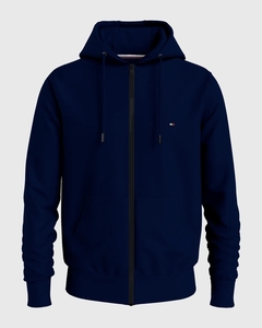 Moletom com Capuz e Zíper Tommy Hilfiger