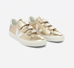 TÊNIS VEJA RECIFE LOGO CHROMEFREE LEATHER PLATINE WHITE - comprar online