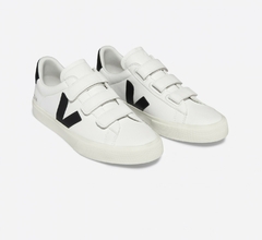 TÊNIS VEJA RECIFE LOGO CHROMEFREE LEATHER WHITE BLACK - comprar online