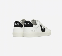 TÊNIS VEJA RECIFE LOGO CHROMEFREE LEATHER WHITE BLACK na internet