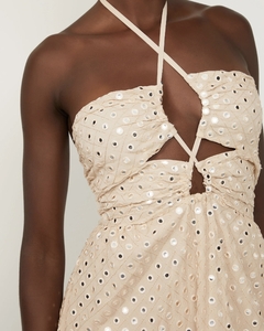 Vestido Animale Midi De Georgete na internet