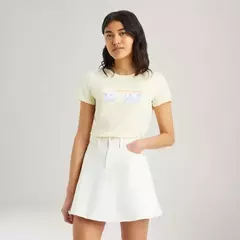 Camiseta FEMININA Levi's The Perfect Amarela