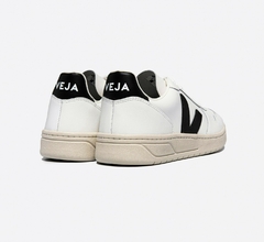 TÊNIS VEJA V-10 LEATHER WHITE BLACK na internet