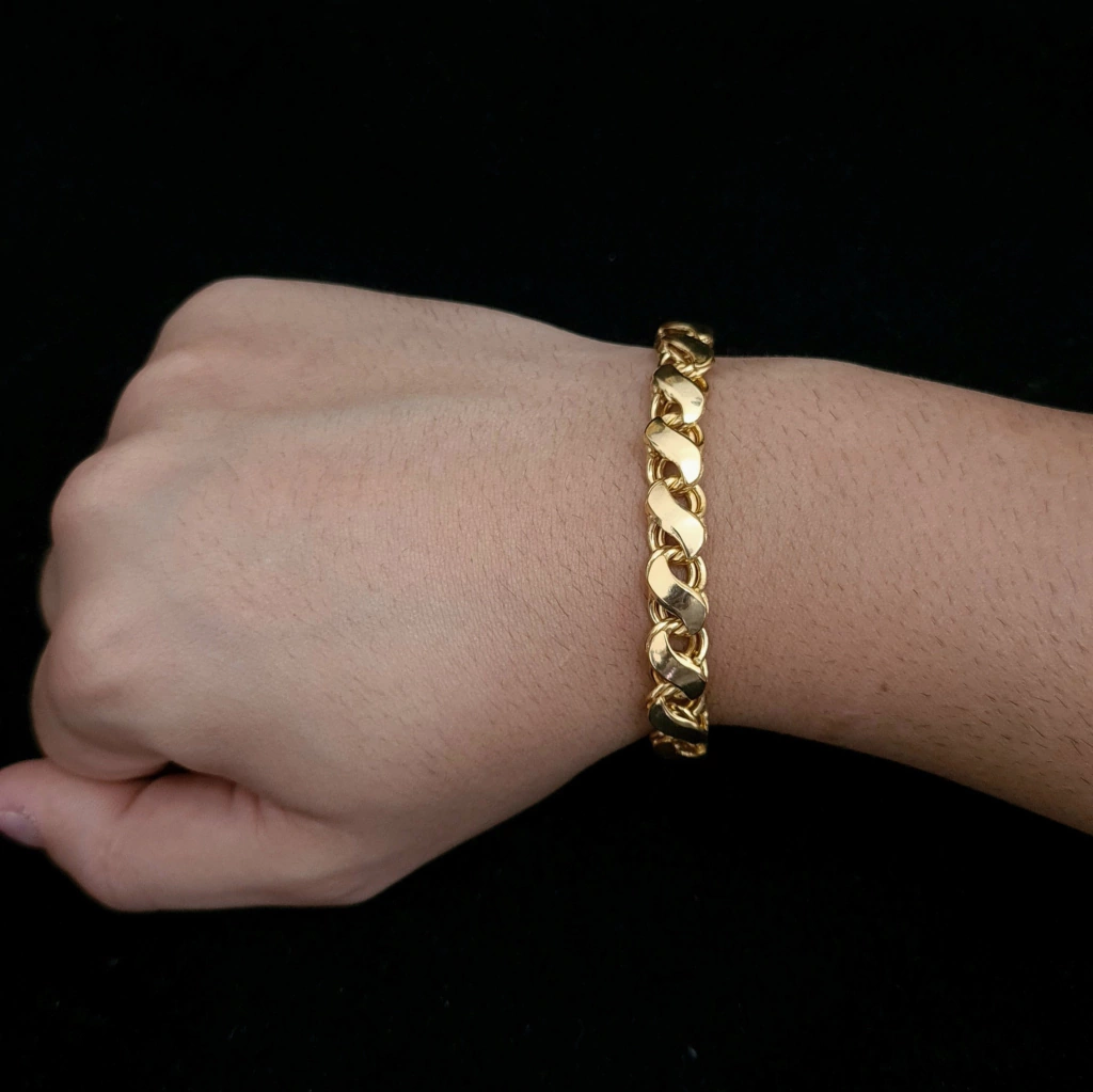 Pulseira Friso S 8mm (Fecho Gaveta)