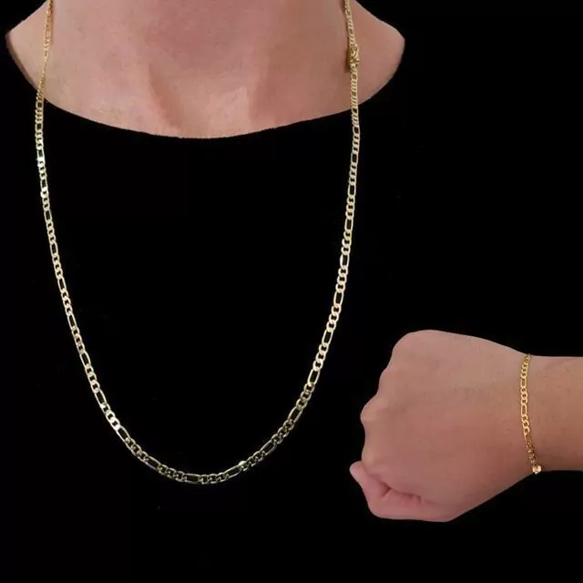 Corrente + Pulseira 3x1 3mm (16g) (Fecho Gaveta)