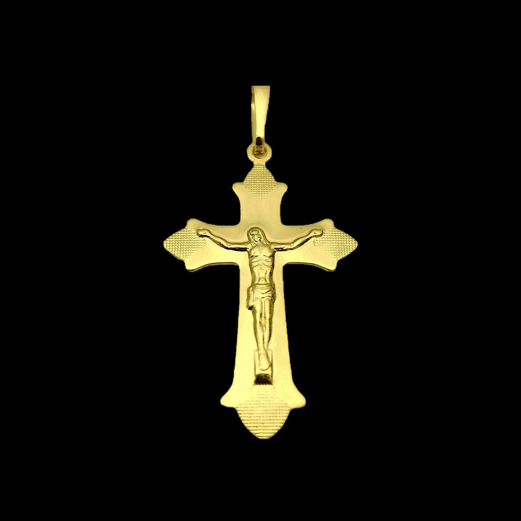 Crucifixo Relevo (4,5X2,8cm) (3,3g)