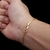 Pulseira Cartier Tijolinho 1,5mm (Fecho Tradicional c/ marcação 18K) - comprar online