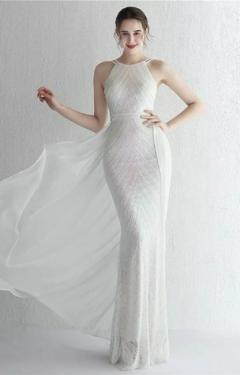 Vestido Noha con Cola Desmontable - comprar online