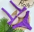 Biquíni Suita Roxo - RAY BEACHWEAR