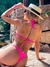 Biquíni Fita Neon Canelado - RAY BEACHWEAR