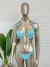 Biquíni Malibu Argola Verde Água Top M Calcinha G