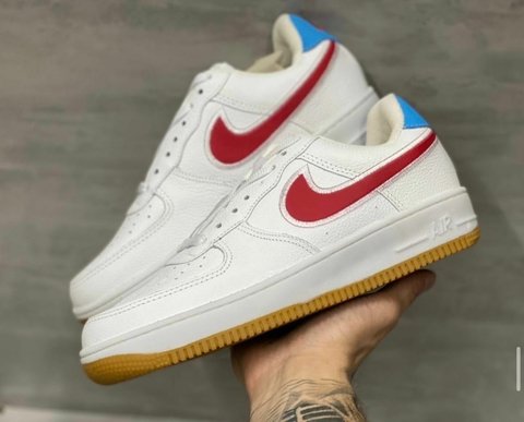 NIKE AIR FORCE BRANCO VERMELHO