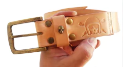 Cinturon de cuero Flat Custom - online store