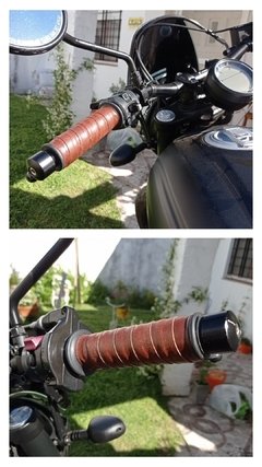 Vintage Leather Grips, puños de cuero - comprar online