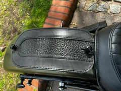 Harley Davidson Fender Bib Cubre guardabarro de cuero