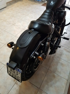 Harley Davidson Fender Bib Cubre guardabarro de cuero - tienda online