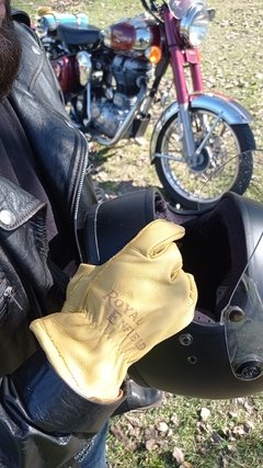 Guantes de cuero Royal Enfield