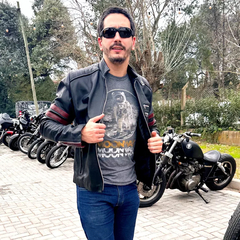 Ride Fast - Campera de cuero napón - tienda online