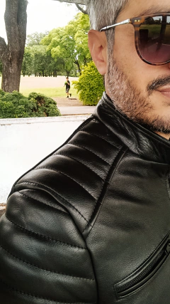 Image of Grey Man - Campera de Cuero Napón