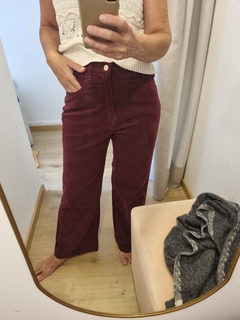 Blondie corderoy bordo - tienda online