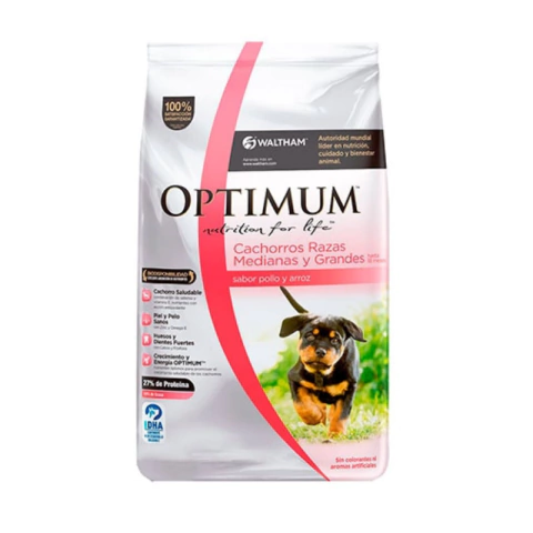 OPTIMUM CACHORRO RAZAS MEDIANAS Y GRANDES - comprar online