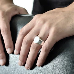 ANEL ESCUDO - Prata 50 - comprar online