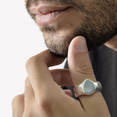 ANEL ESCUDO - Prata 50 - loja online