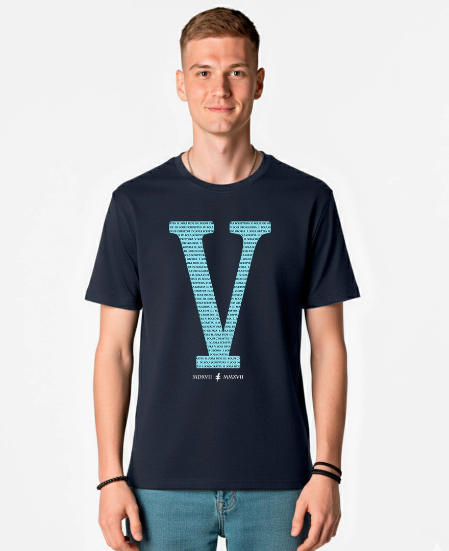 Camiseta 5 Solas - Martinho Lutero