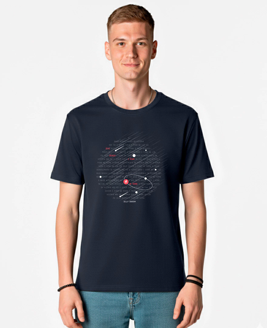Camiseta Deus Na Terra - Billy Graham