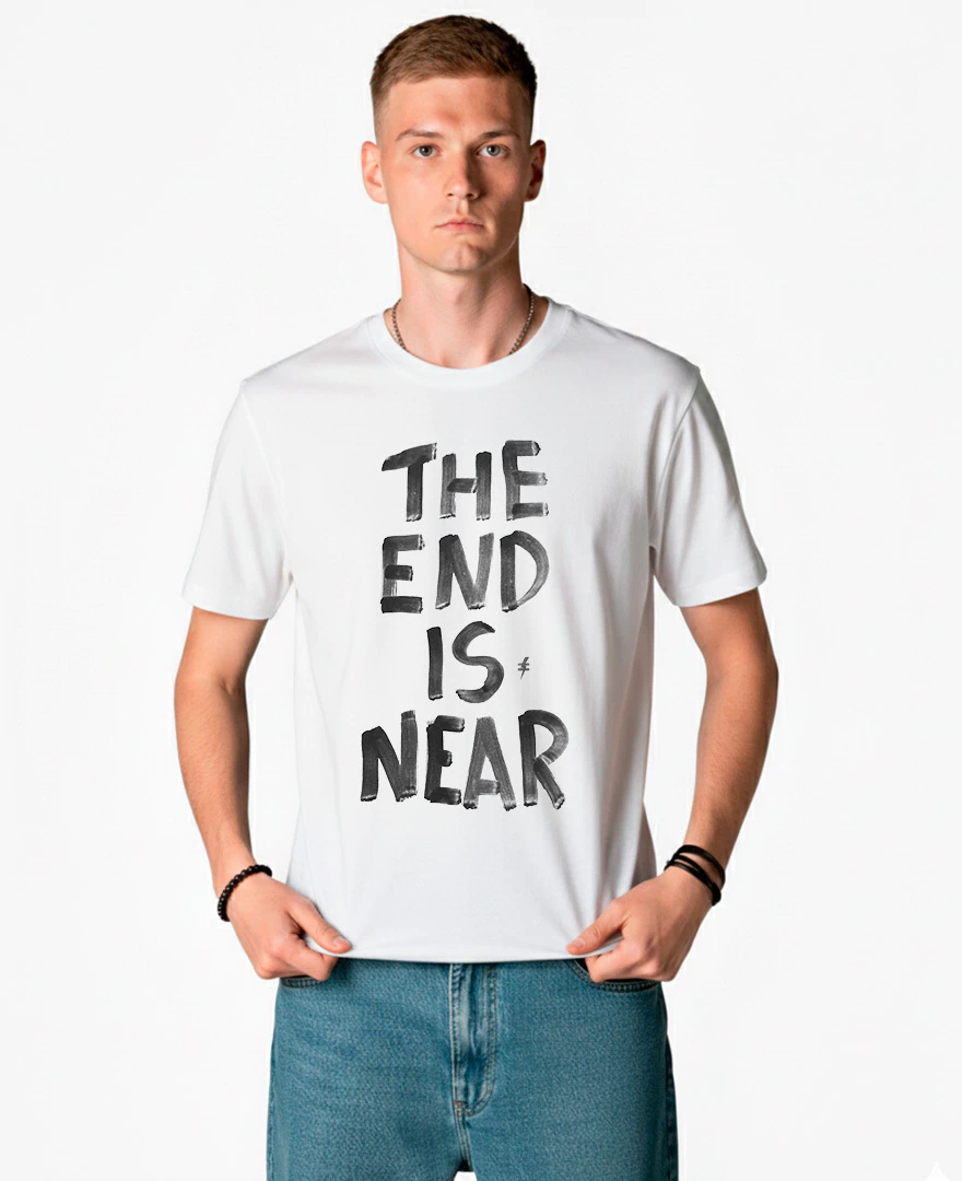 Camiseta O fim esta proximo