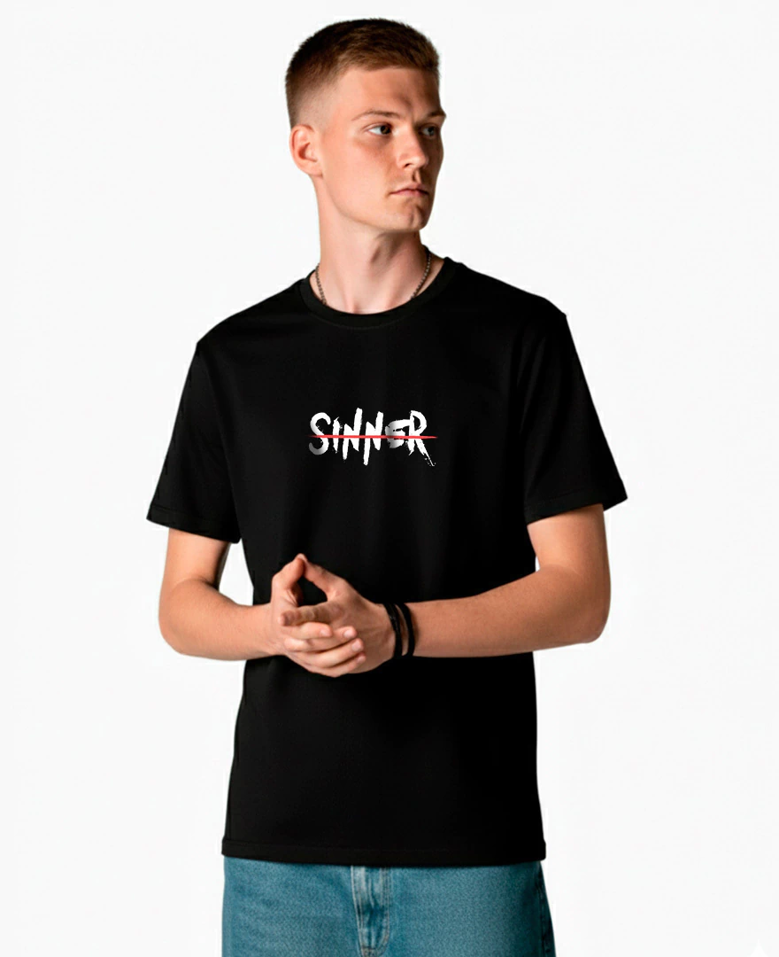 Camiseta Sinner - Sem pecado