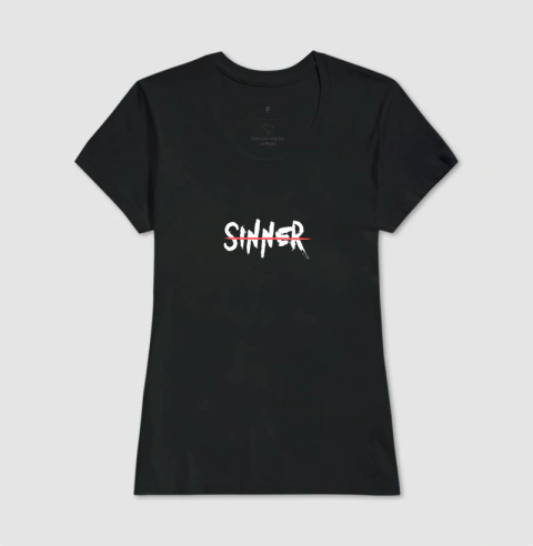 Camiseta Sinner - Sem pecado - comprar online