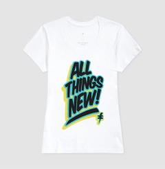 Camiseta Todas as coisas novas - loja online