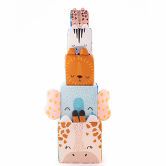 Cubos Soft Apilables *Afrika* (Set x 5 bloques) - Coco House Kids