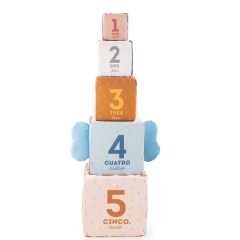 COMBO Cubos Blandos Apilables AFRIKA + Libro Blando "Colores" - comprar online