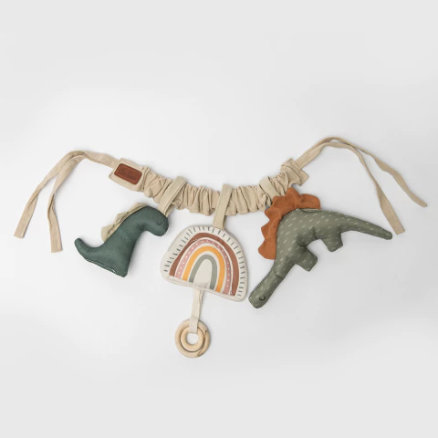 Sonajero barral para cochecito/cuna *MODELO DINOS* - comprar online