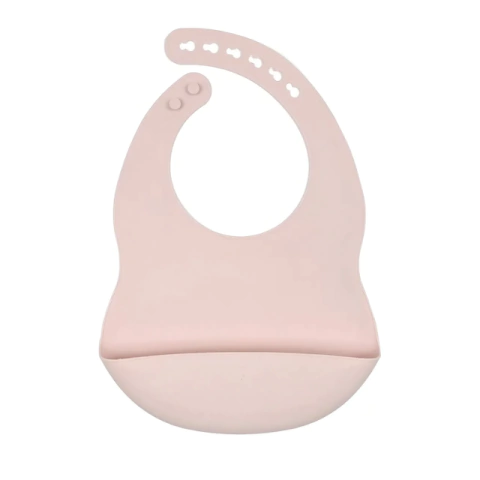Babero de Silicona *Rosa Viejo* - comprar online