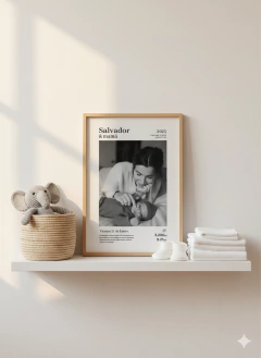 Cuadro Personalizado ~ Mamá/Papá *Con foto* - Coco House Kids