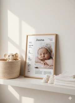 Cuadro Personalizado ~ Bebé *Con foto* - comprar online