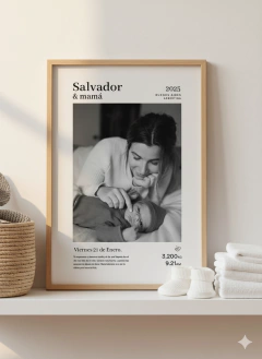 Cuadro Personalizado ~ Mamá/Papá *Con foto* - comprar online