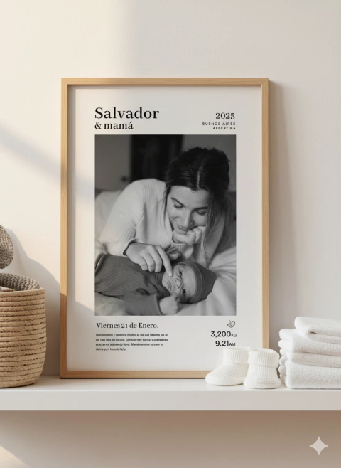 Cuadro Personalizado ~ Mamá/Papá *Con foto* - comprar online