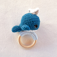 Sonajero tejido ANILLO *Ballena*