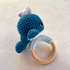 Sonajero tejido ANILLO *Ballena* - comprar online