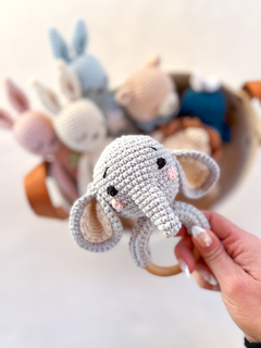 Sonajero tejido ANILLO *Elefante* - comprar online