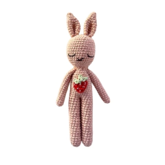 Muñeco tejido *Conejo Rosa Frutilla*