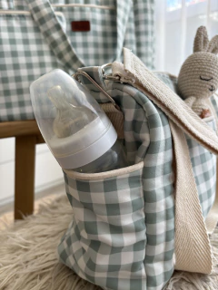 Imagen de Bolso para Cochecito *Vichy Verde*