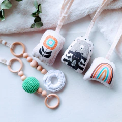 Gimnasio Nórdico "Osos" (sin playmat) - Estilo Montessori - Coco House Kids