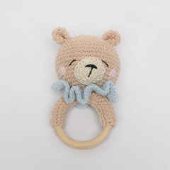 Sonajero tejido ANILLO *Osito* - comprar online